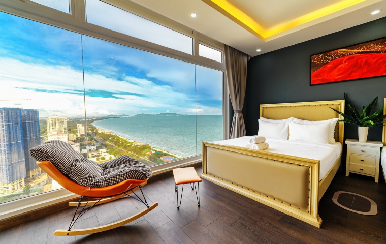 Căn hộ Oasky Vũng Tàu 4 PHÒNG NGỦ PENTHOUSE 31A