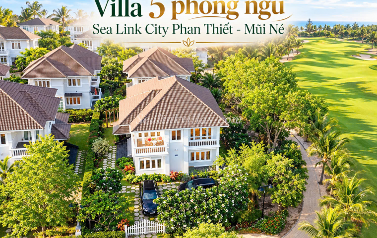 Cho Thuê Villa Sea Links Mũi Né 5 Phòng Ngủ Gần Biển - Giá Tốt