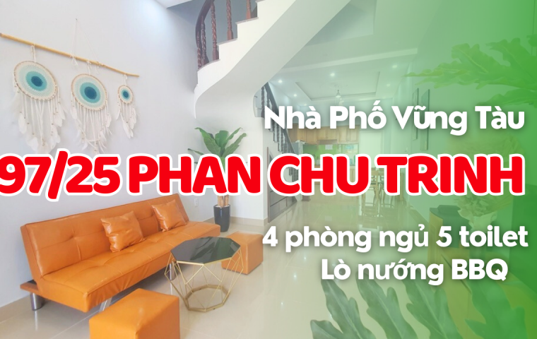 NHÀ PHỐ VŨNG TÀU 97/25 PCT