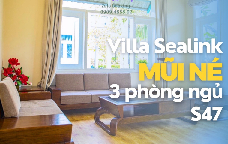 Sealink Villa Mũi Né 3 phòng SEAVIEW S47