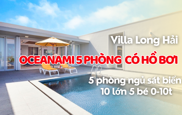 VILLA 5 PHÒNG NGỦ SÁT BIỂN OCEANAMI 1506