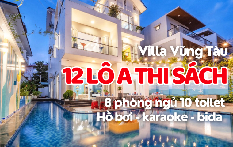 VILLA VŨNG TÀU 12 LÔ A THI SÁCH