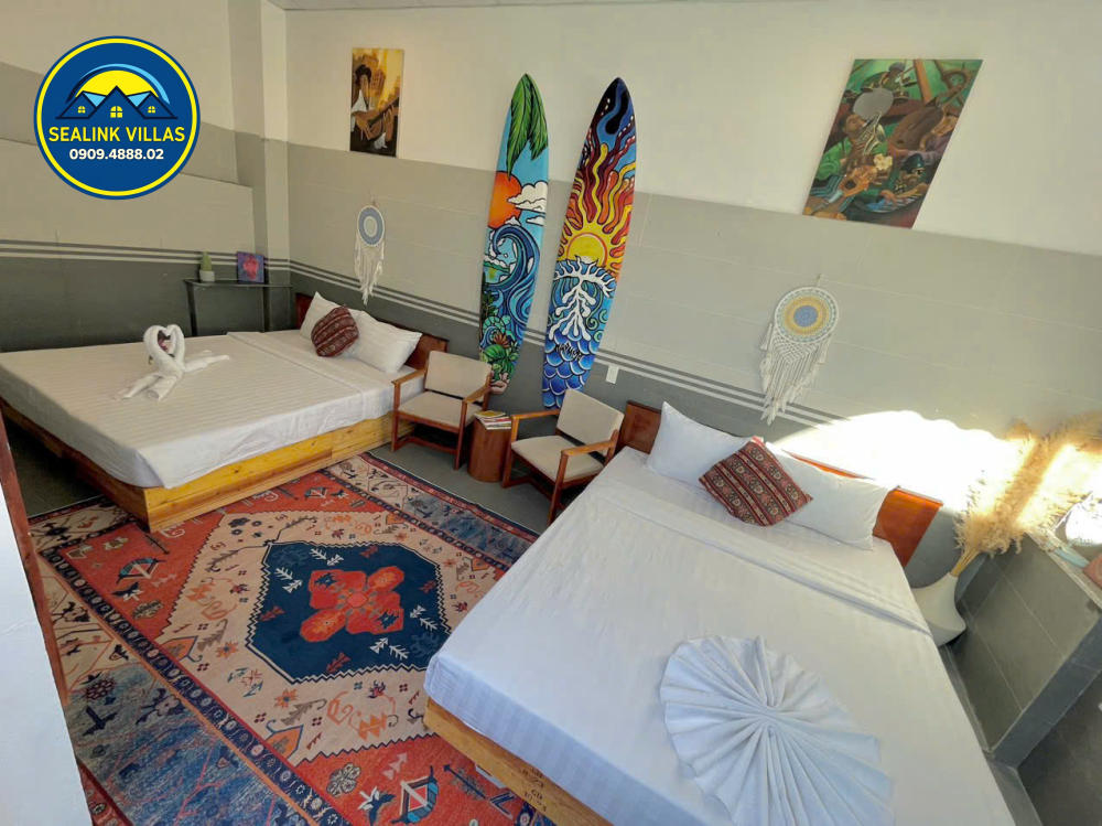 Vibe giống một khu resort nhỏ nhưng lại giữ được sự riêng tư và gần gũi như đang ở nhà.