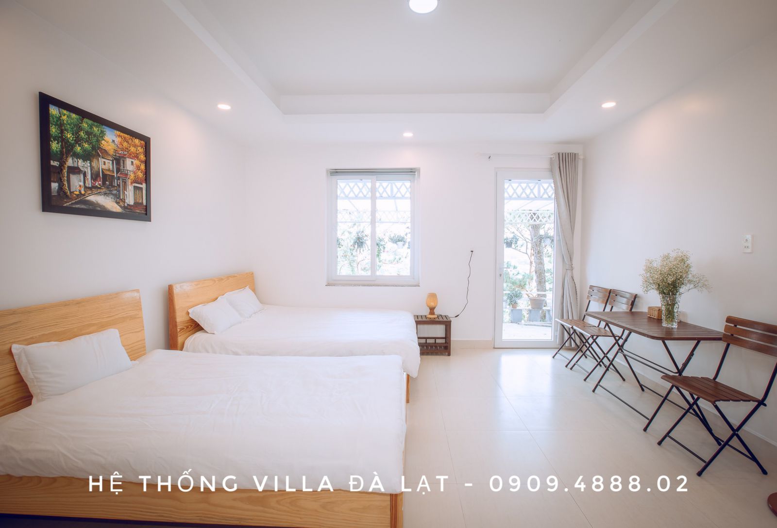 Villa có thể chứa từ 10-15 người mỗi căn