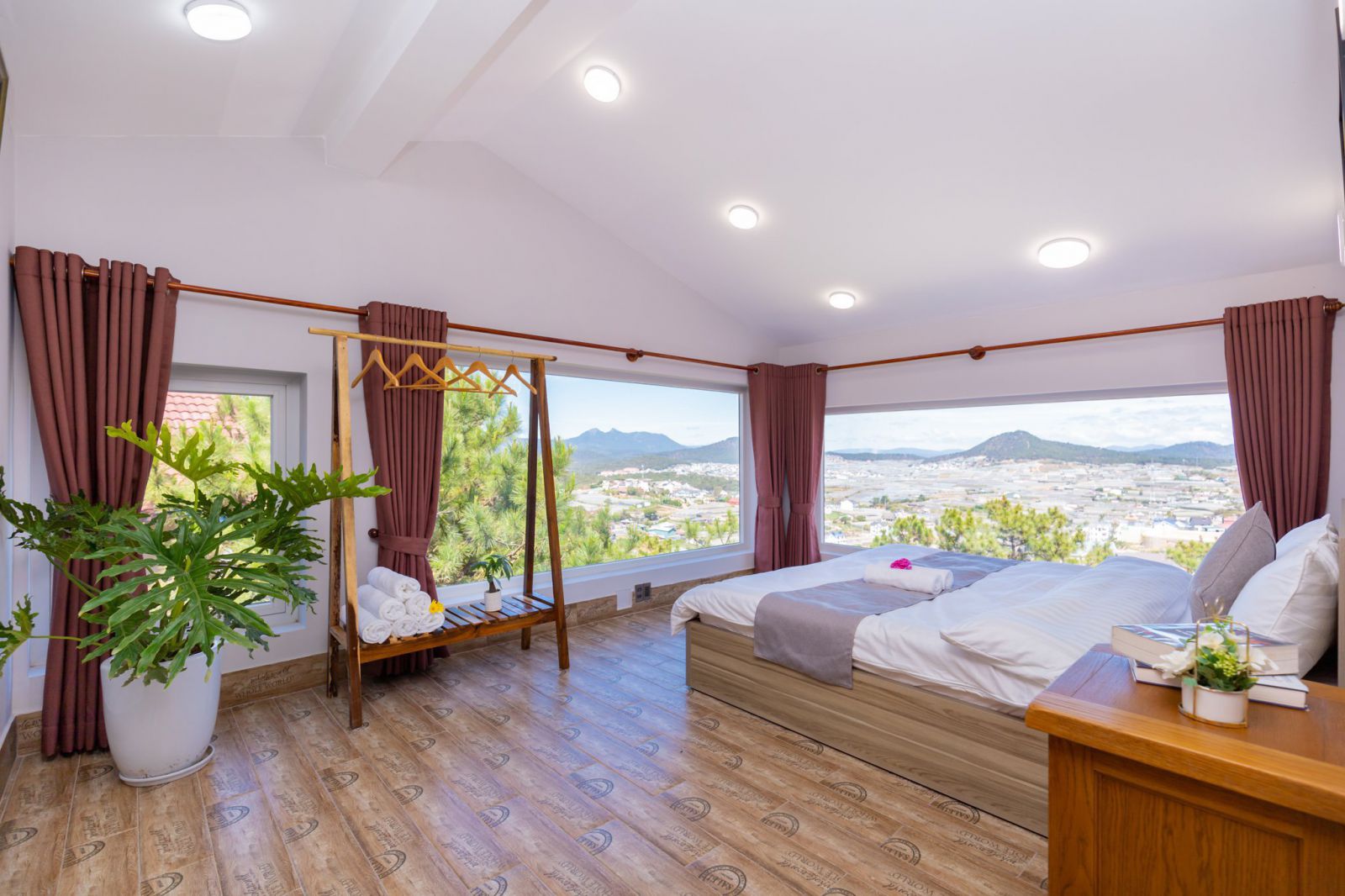 Kết cấu phòng ngủ tại villa