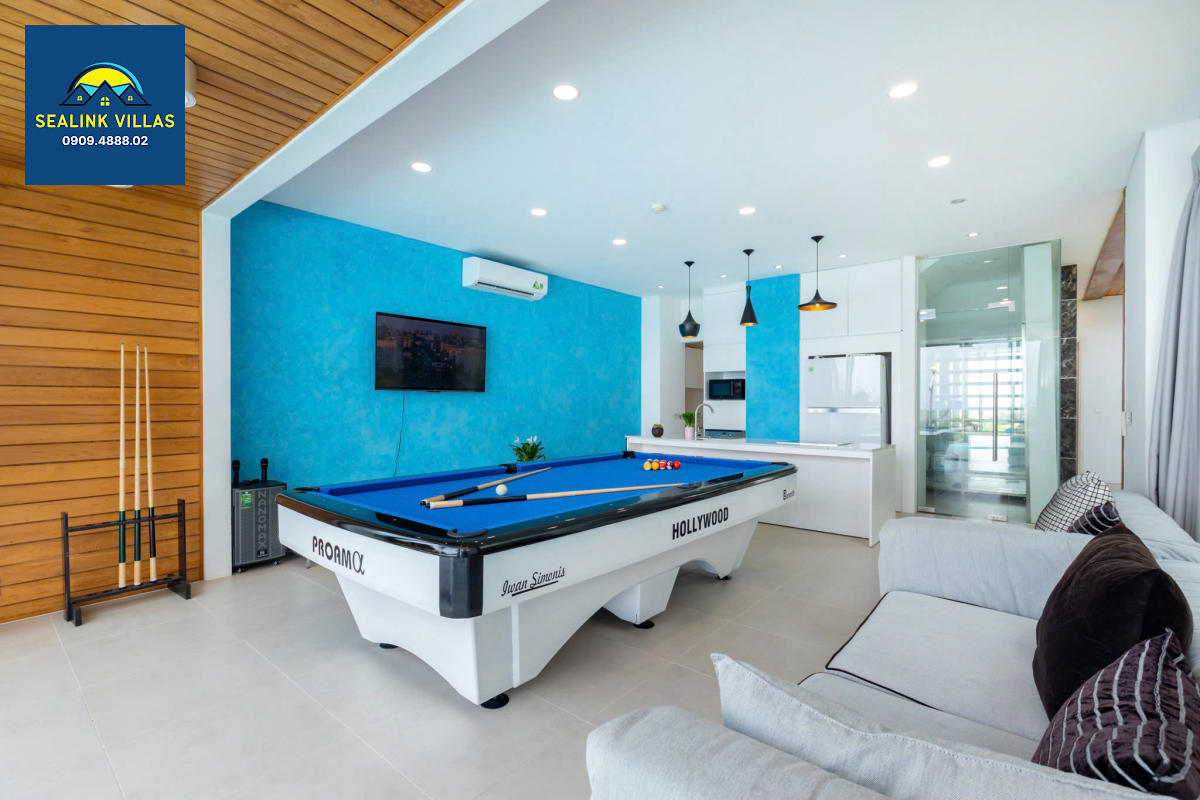 Tiện ích giải trí và dịch vụ tiện nghi tại villa